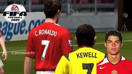 Cristiano RONALDO from FIFA 04 to FIFA 17 (vs Real Face Comparison)