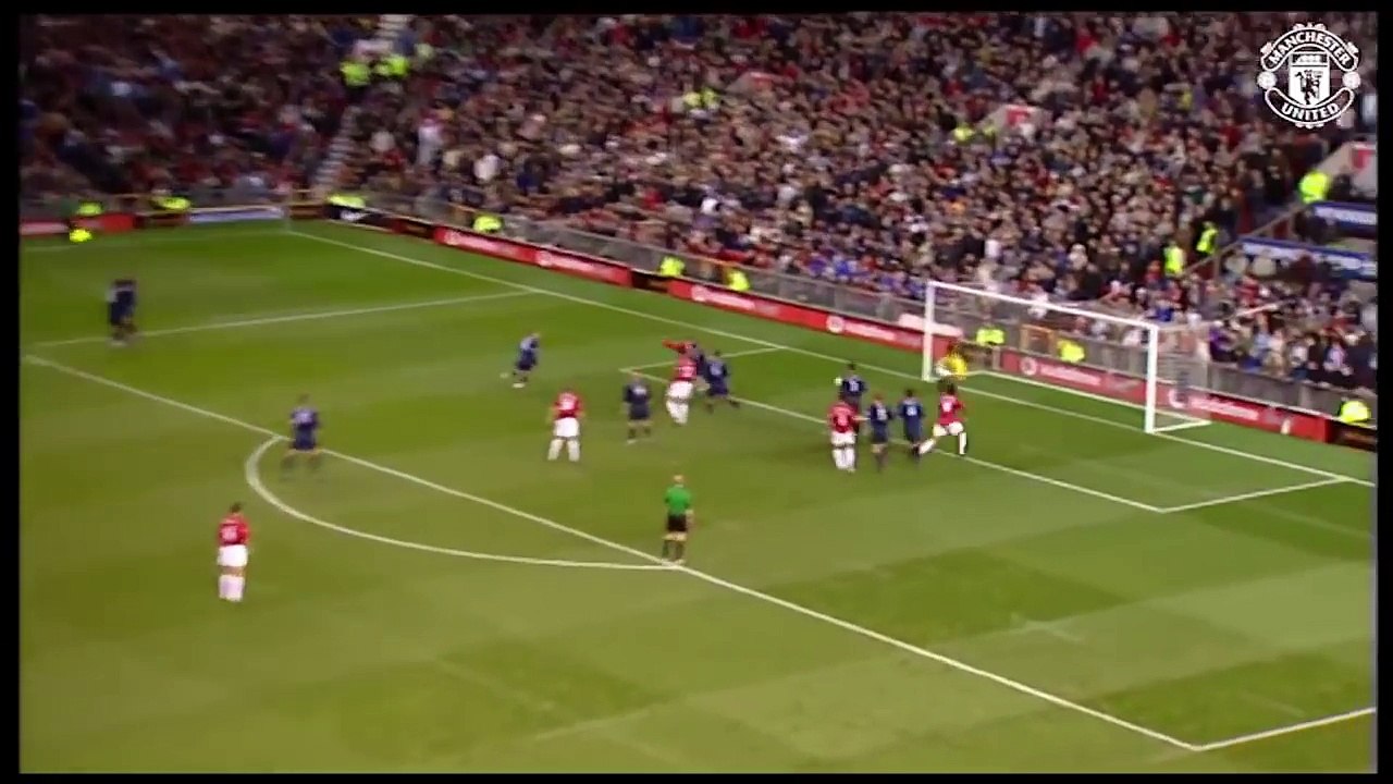 Первый гол Роналду за МЮ Cristiano Ronaldo's First Goal For MU