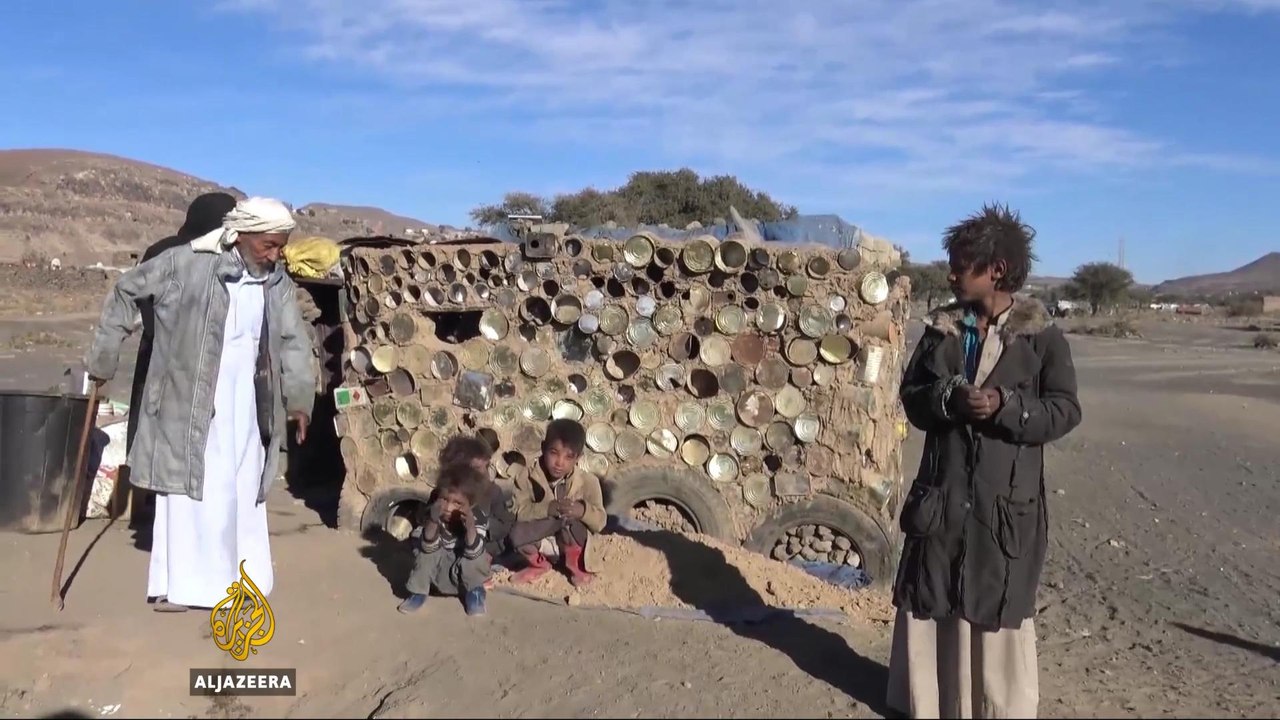 Civilians struggle to survive harsh winter in Yemen war