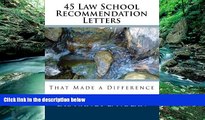Online Dr. Nancy L. Nolan 45 Law School Recommendation Letters That Made a Difference Full Book