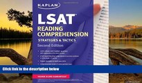 Buy Scott Emerson Kaplan LSAT Reading Comprehension Strategies   Tactics (Kaplan Test Prep) Full