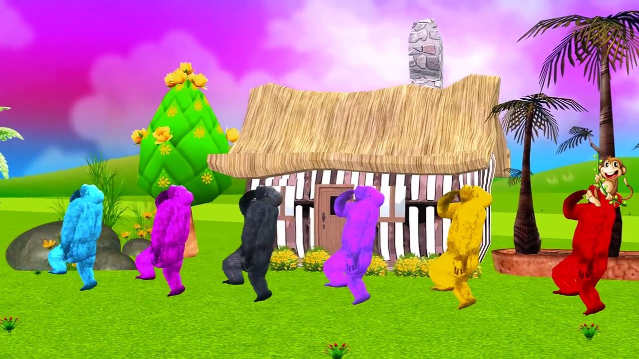 Lollipop Animals Finger Family | Lion Hot Cross Buns | Dinosaurs Gorilla Children Nursery Rhymes