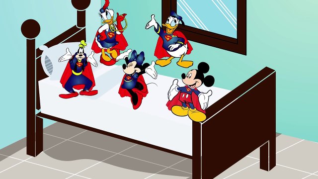 superman mickey mouse clubhouse, five little mickey mouse jumping on the bed nursery rhymes
