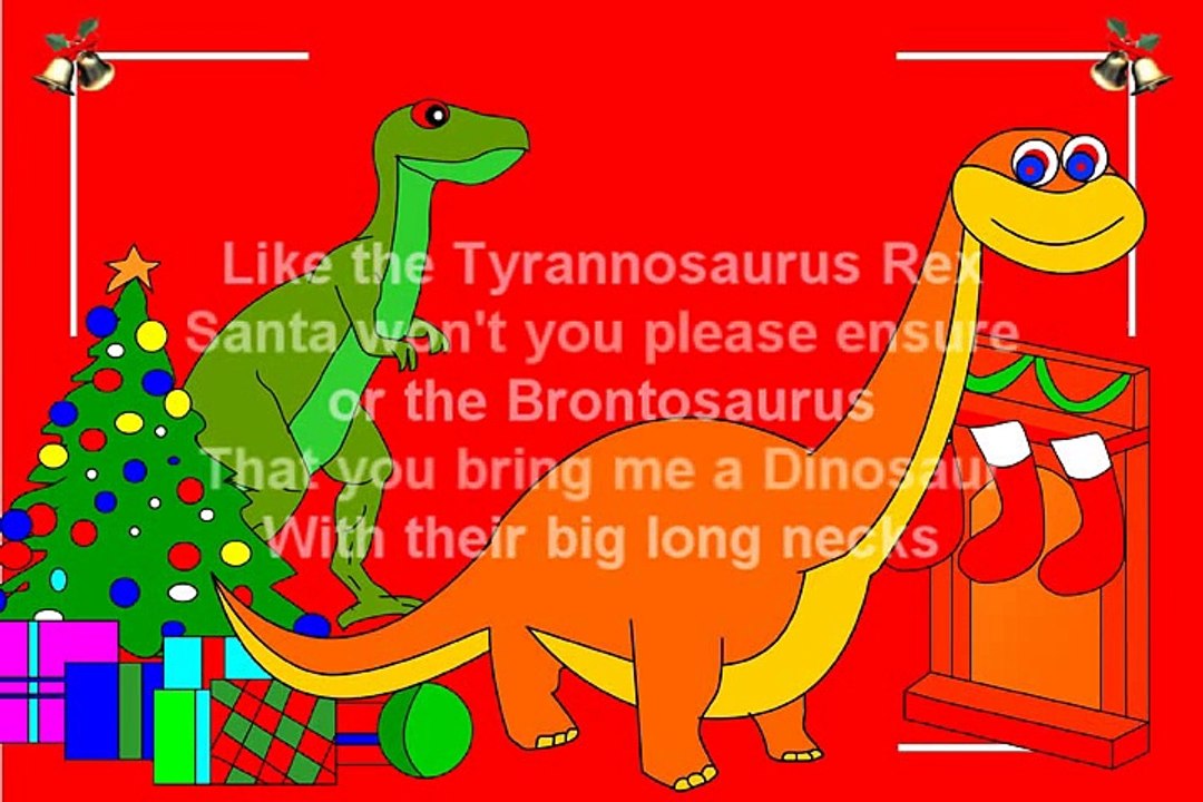 Santa bring me a dinosaur-Funny Christmas song by Bob Brown