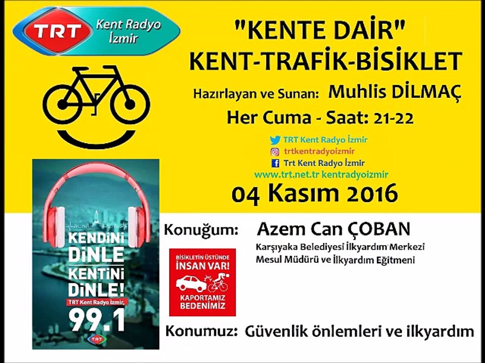 TRT Kent Radyo İzmir Azem Can Çoban 4112016