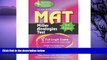 Pre Order MAT -- The Best Test Preparation for the Miller Analogies Test: 5th Edition (Miller