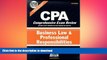 FAVORIT BOOK CPA Comprehensive Exam Review, 2002-2003: Business Law   Professional