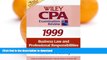 FAVORIT BOOK Business Law and Professional Responsibilities, Wiley CPA Examination Review, 1999