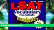Price LSAT Test Prep Essential Vocabulary--Exambusters Flash Cards--Workbook 1 of 3: LSAT Exam