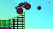 Monster Truck For Kids | Stunts Chase And Race Cartoon