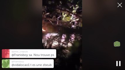Accident de la route en direct sur Periscope