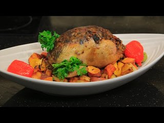 دجاج مشوي بالفواكه المجففة | الشيف شربيني