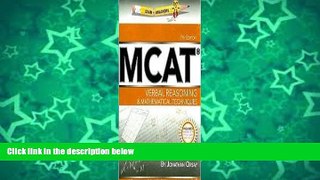 Pre Order ExamKrackers MCAT Verbal Reasoning   Mathematical Techniques 7th (seventh) edition Text