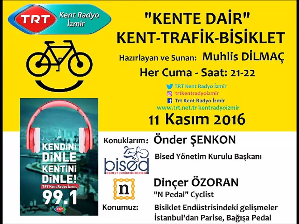 TRT Kent Radyo İzmir. Önder Şenkon-Dinçer Özoran 111116