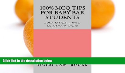 Audiobook 100% MCQ Tips For Baby Bar Students: e law book Ogidi law  books mp3