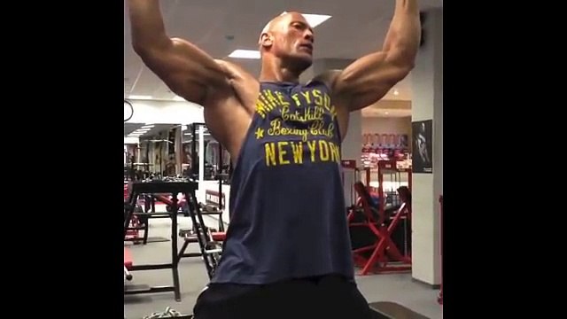 Dwayne The Rock Johnson Workout video 2013 ( complete Instagram workout video collection )