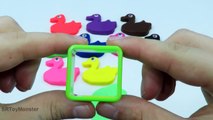 Play and LEARN COLORS with Play Dough Ducks fun and Creative for kids