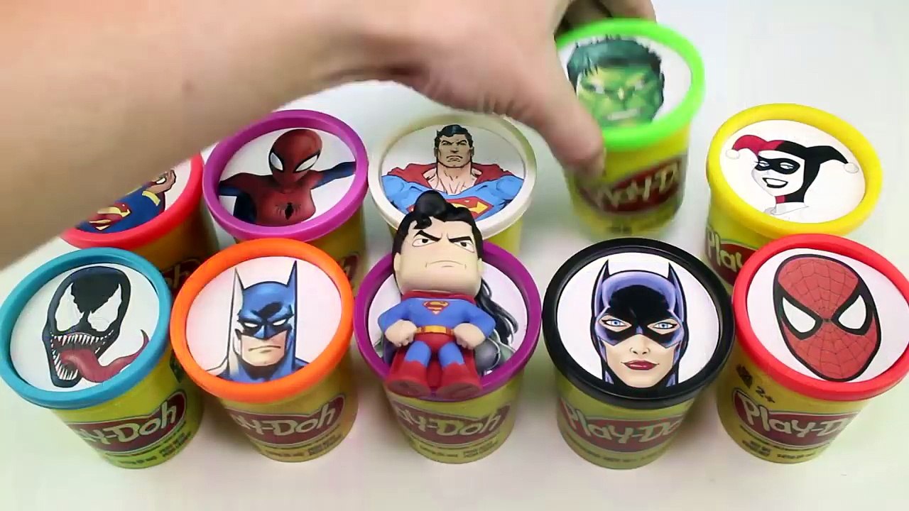 superhero play doh