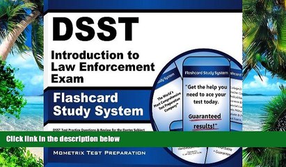 Pre Order DSST Introduction to Law Enforcement Exam Flashcard Study System: DSST Test Practice