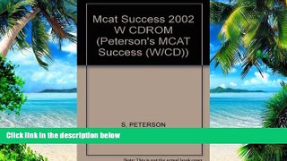 Price MCAT Success 2002 w CDRom Peterson s For Kindle