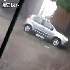 Instant Karma   The justice car knocks down the thief