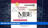 Price Strategies   Tactics for the MBE, Fifth Edition (Emanuel Bar Review) Steven L. Emanuel For