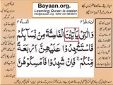 Quran in urdu Surah 004 AL Nissa Ayat 015A Learn Quran translation in Urdu Easy Quran Learning