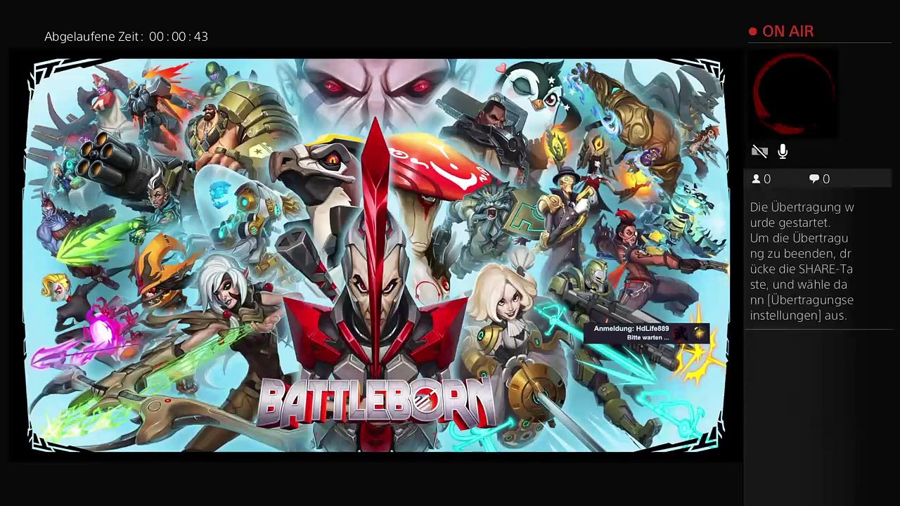 Battleborn Gameplay Live 50 Minuten Stream