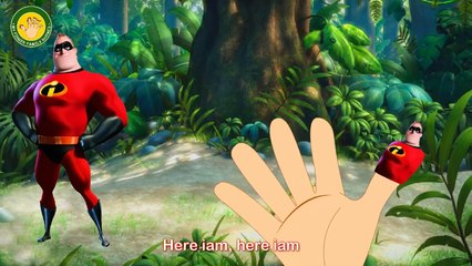 THE INCREDIBLES Finger Family Nursery Song by MY FINGER FAMILY for kids