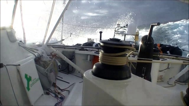 J23 : Fin de journée ensoleillée sur Quéguiner-Leucémie Espoir / Vendée Globe