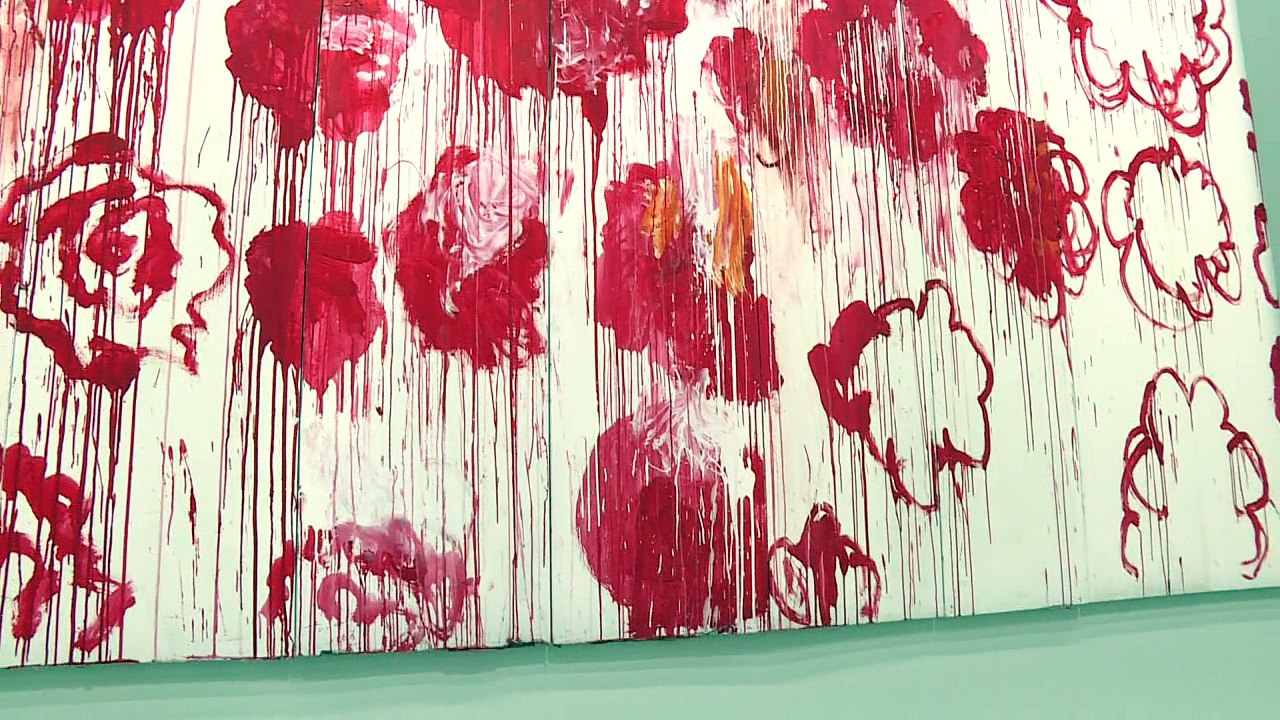 Retrospective du "graffeur érudit" Cy Twombly au centre Pompidou