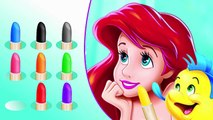 Learn Colors with Frozen Elsa Lipstick | Colours to Kids | Children Toddlers Baby Play Videos 2016
