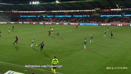 Rasmus Nissen Kristensen Goal HD - Midtjylland 1-0 Odense - 28-11.2016