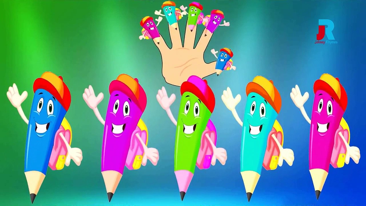 Cartoon Pencil Finger Family Collection | Cartoon Animation Finger Family Rhymes