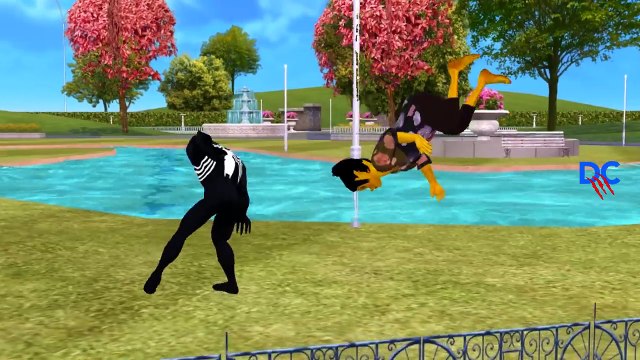 Finger Family Spiderman Vs Venom | Finger Family Nursery Rhymes Yellow Hulk vs Venom Fight