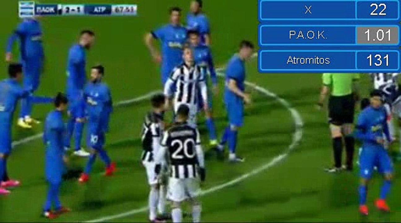 Ioannis Mystakidis Goal HD - PAOK 3 - 1	 Atromitos 28.11.2016