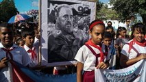 Cubanos despiden a Fidel Castro