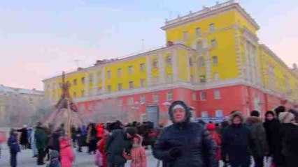 Norilsk, la ciudad ártica que celebra la llegada de la larga noche polar