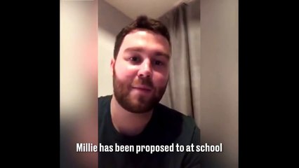 This Little Girl Got a REAL Diamond Ring And Proposal From a Boy At School