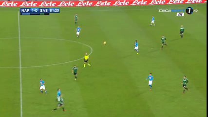 Gregoire Defrel Goal HD - Napoli 1-1 Sassuolo - 28-11.2016
