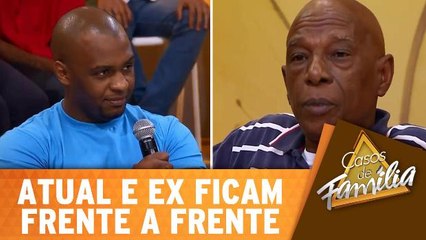 Atual e ex-namorado de convidada ficam frente a frente