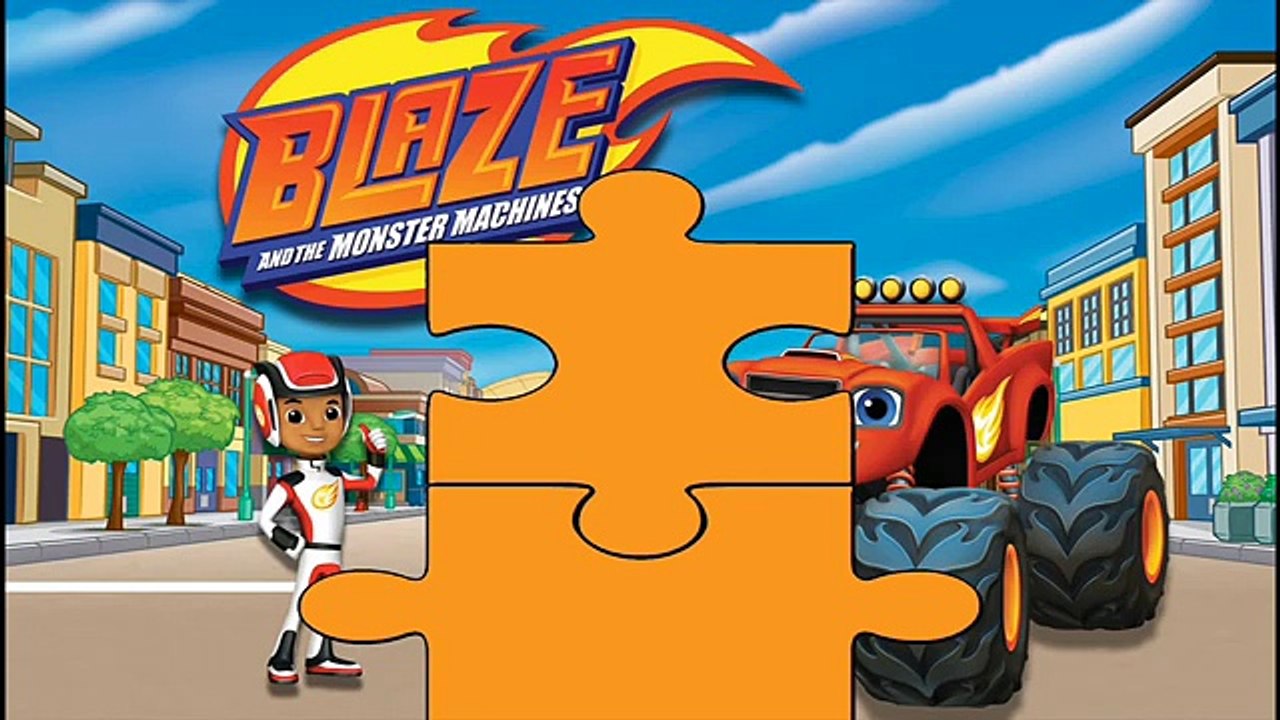BLAZE AND THE MONSTER MACHINE | Super Fun Jigsaw Game #Animation For Kids & Toddlers