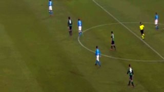 Gregoire Defrel Goal Napoli 1 - 1 Sassuolo 27.11.2016 Seria A