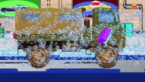 Follow Me Car | Car Wash | Trucks Car Wash For Kids