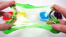 How To Make Colors Jelly Slime Rainbow Syringer Toy DIY Colors Clay Slime Play For Kids Video