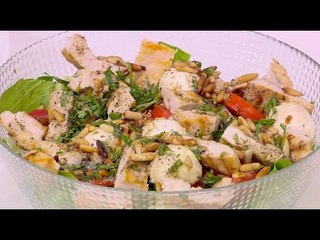 سلطة دجاج بالسمسم | نورا السادات