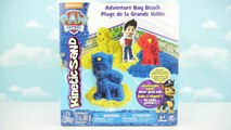 Kinetic Sand Cake Paw Patrol Adventure Bay Beach Playset Learn Colors Slime Toilet