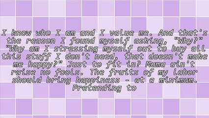 Dear Joneses, You Win!