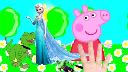 下载视频: Finger Family collection Peppa Pig SpiderMan Superheroes Nursery Rhymes Lyrics and More For kids