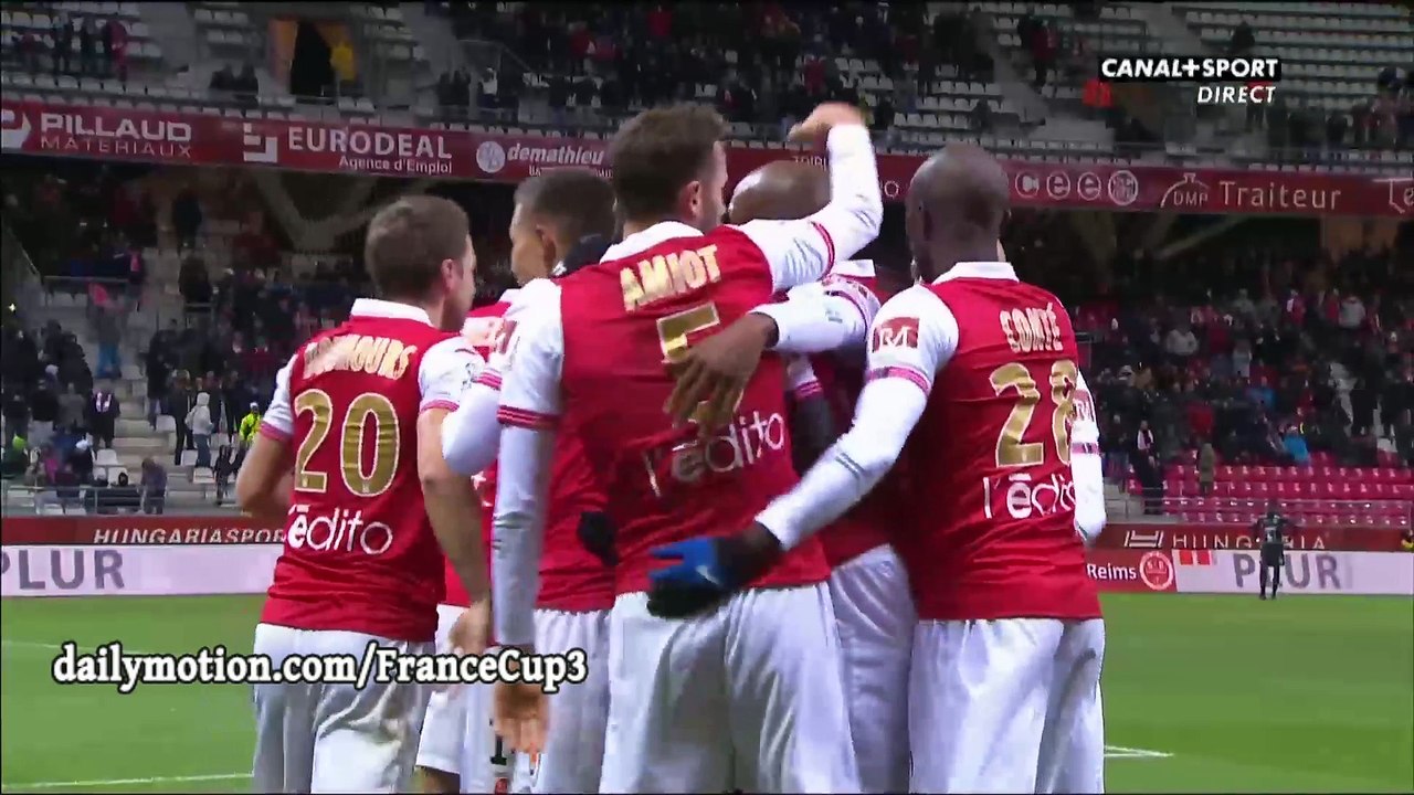 Remi Oudin Goal HD - Reims 1-0 Niort - 28-11.2016